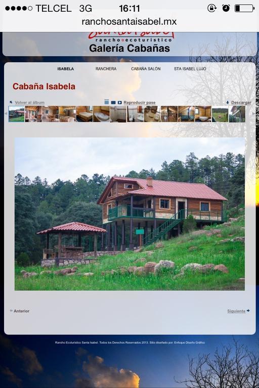Villa Cabanas Santa Isabel Refugio Exterior foto