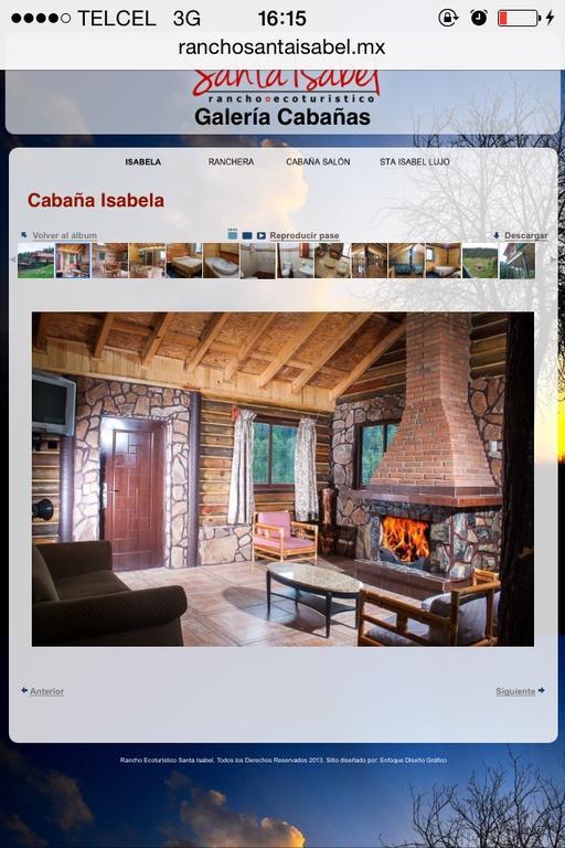 Villa Cabanas Santa Isabel Refugio Exterior foto